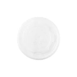 Couvercle plat liaison chaude Ø115mm CPLA pour pots carton DELI 12-32oz